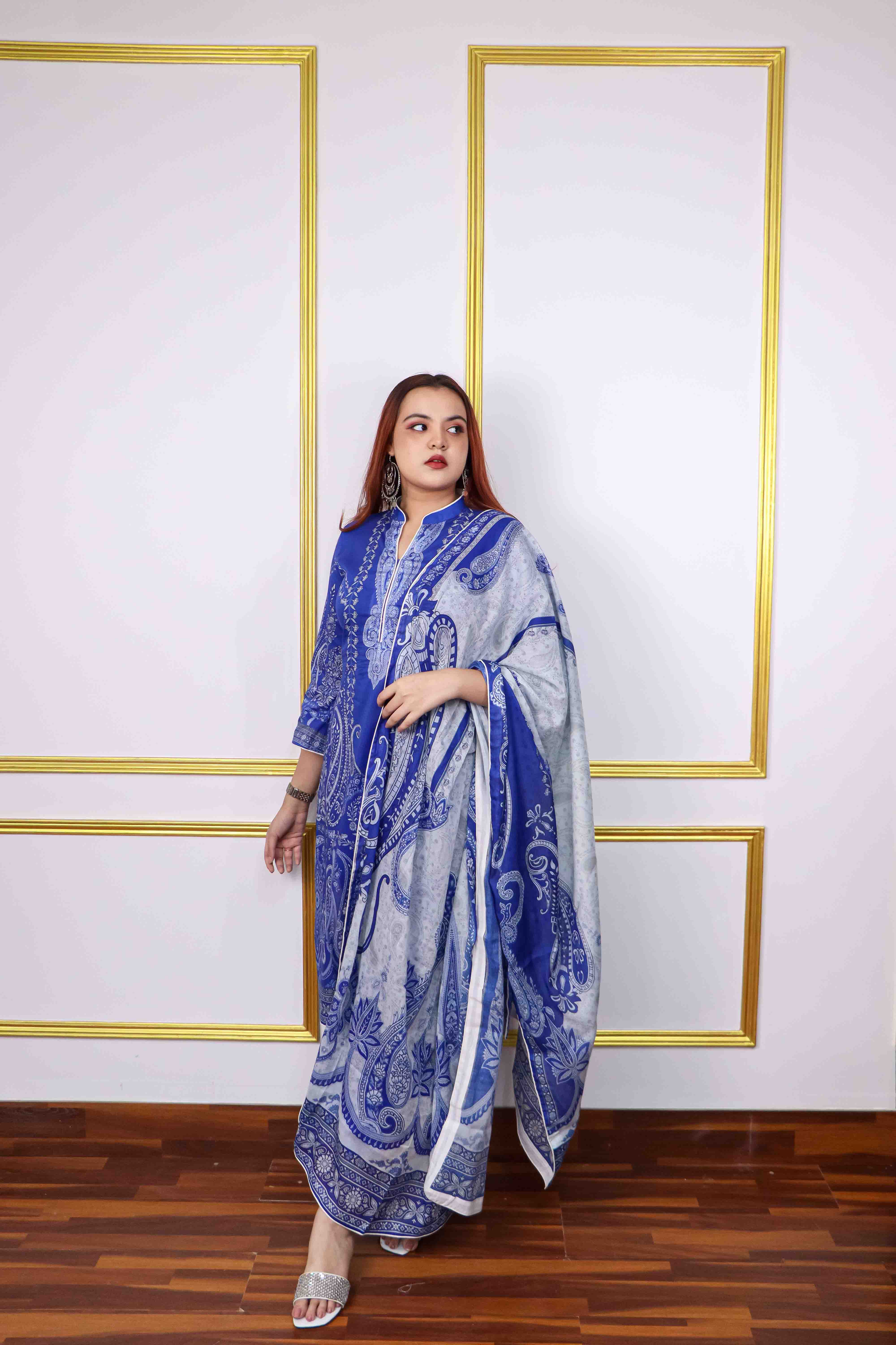 Unstitched Three Pc- SC1399BL
