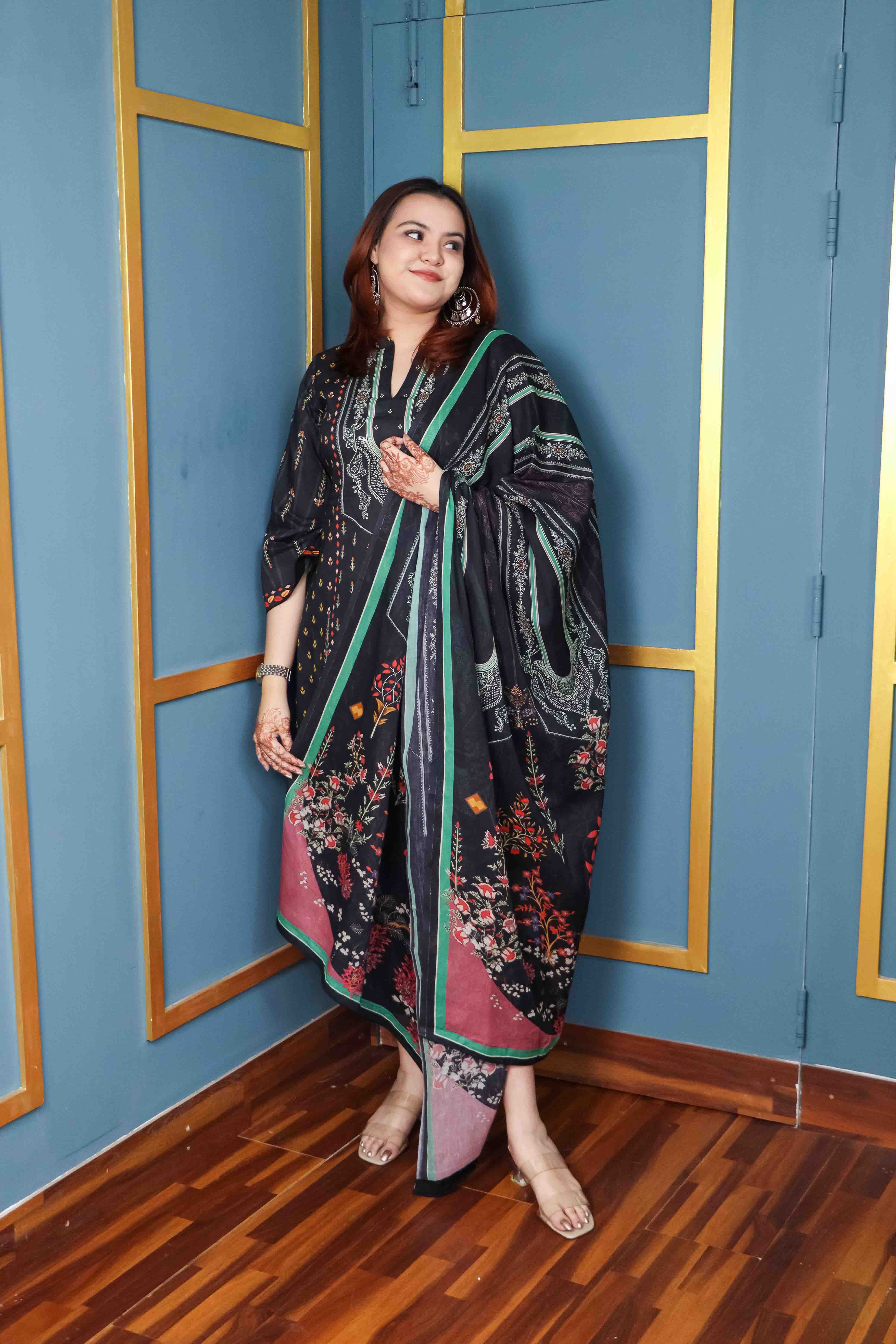 Unstitched Three Piece