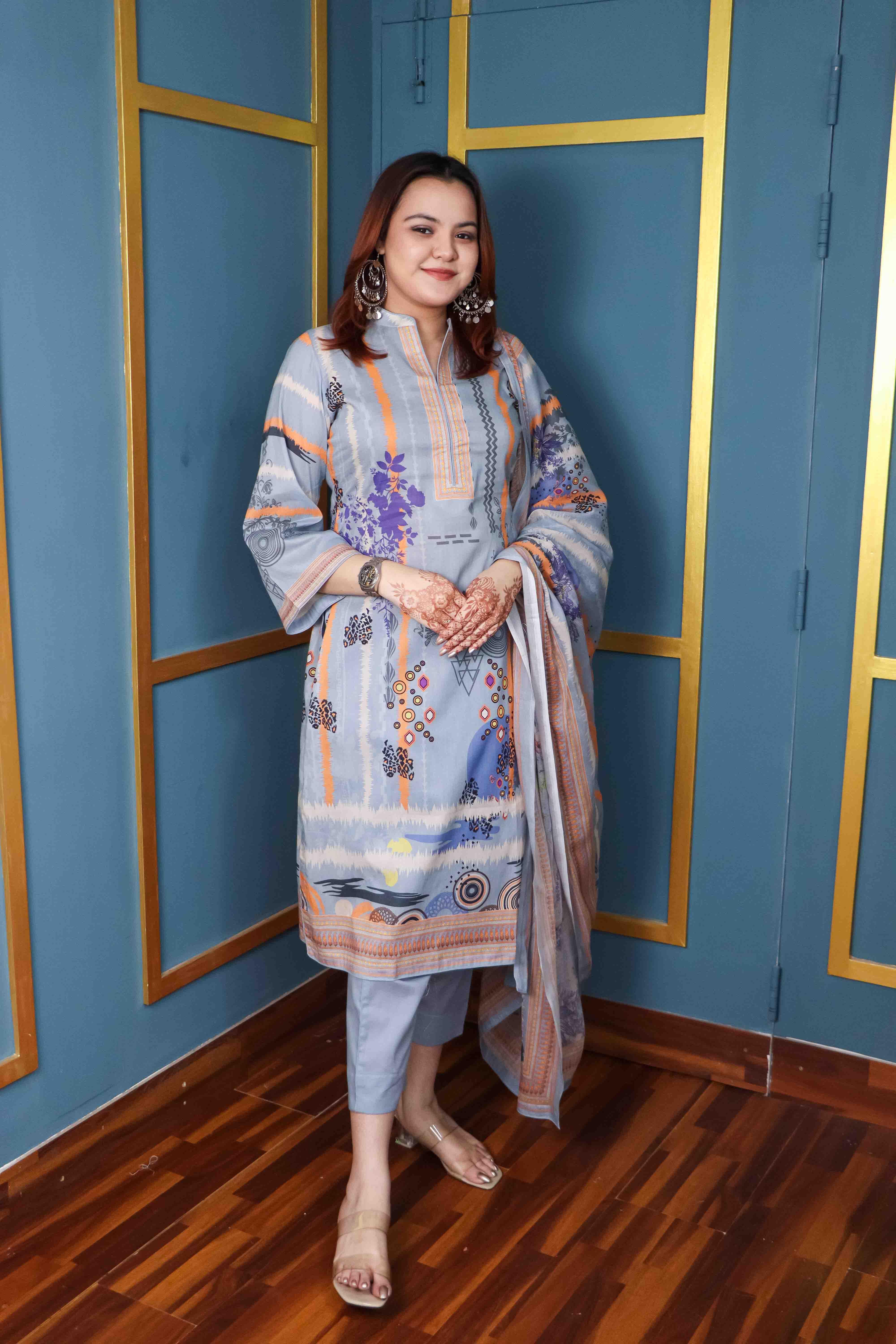 Unstitched Three Piece