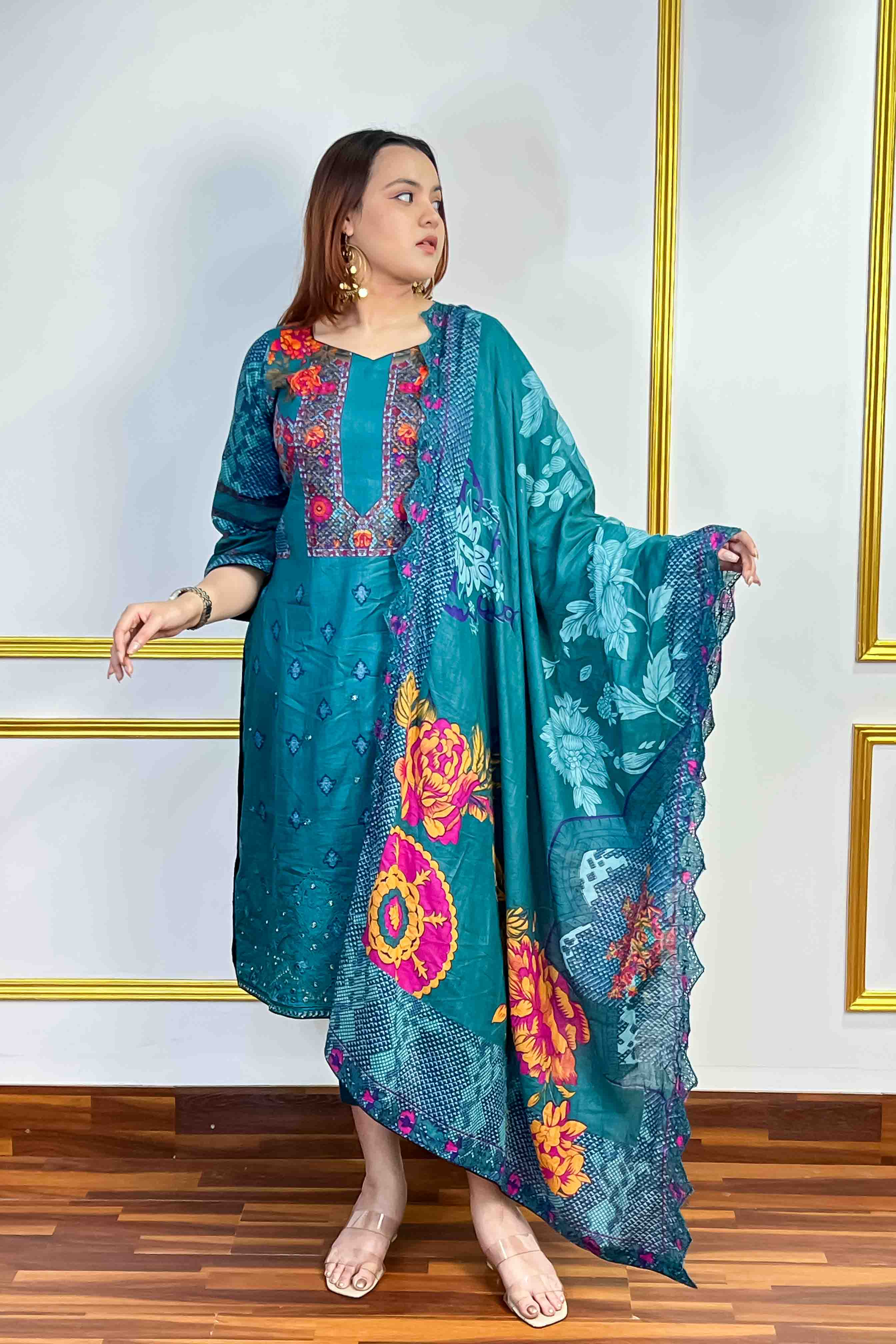 Unstitched Three Piece