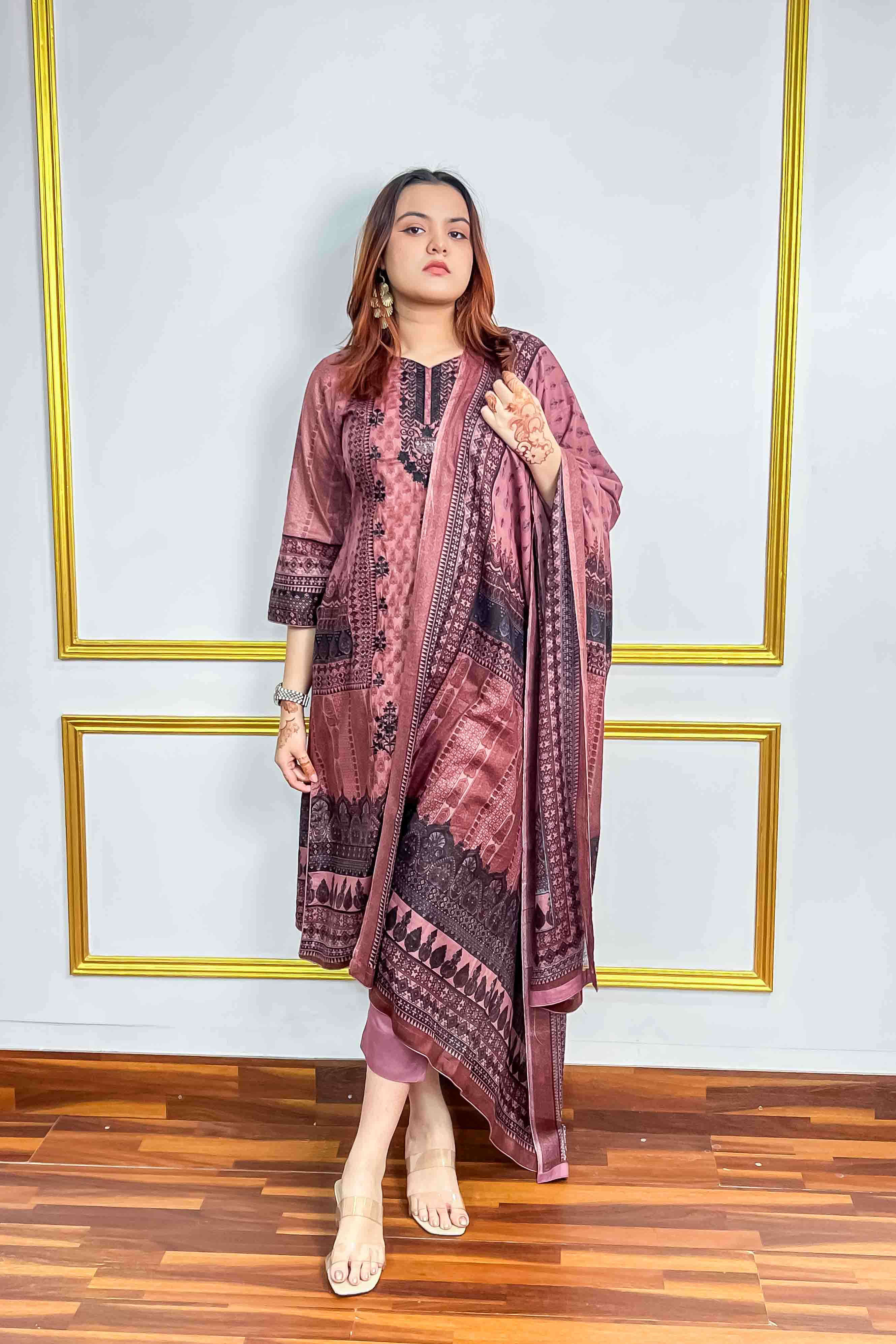 Unstitched Three Piece