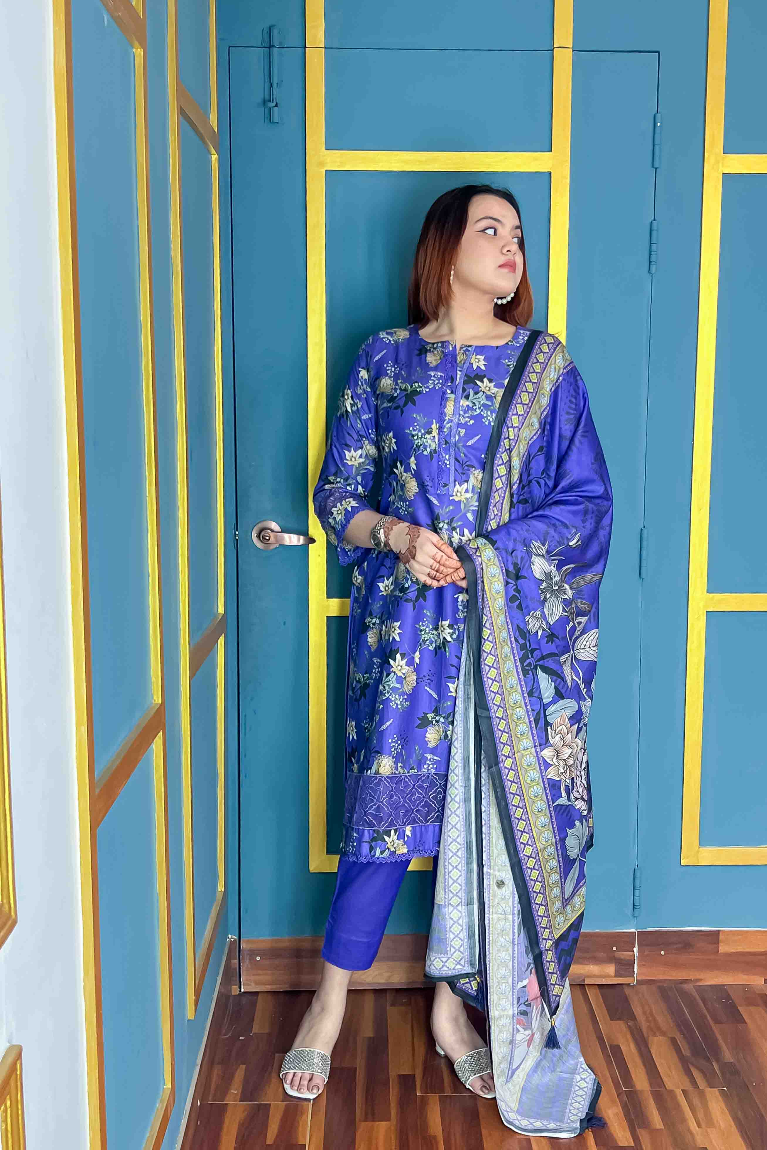 Unstitched Three Piece