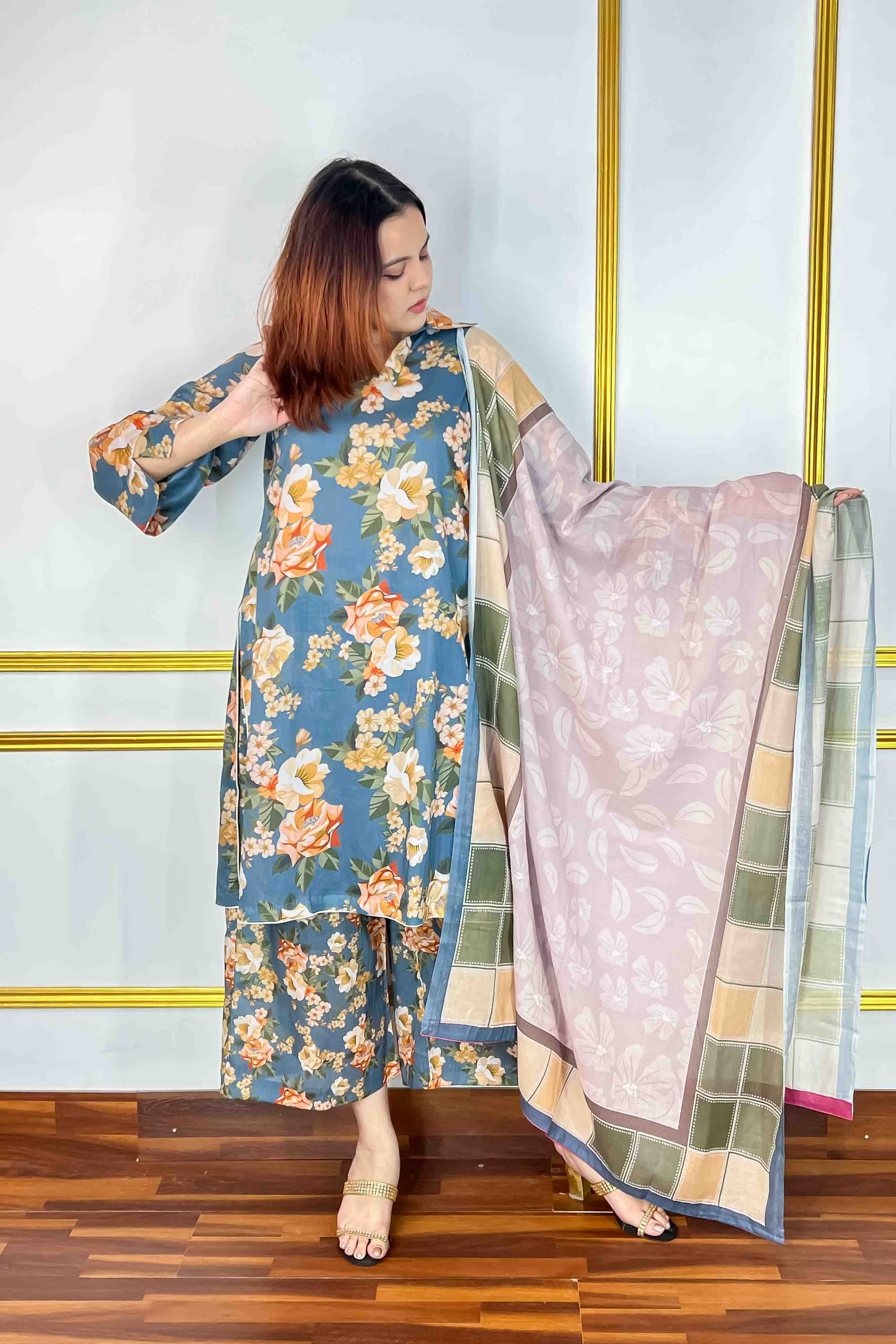 Unstitched Three Piece