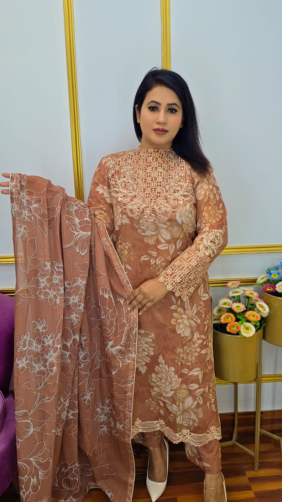 Unstitched Three Pcs