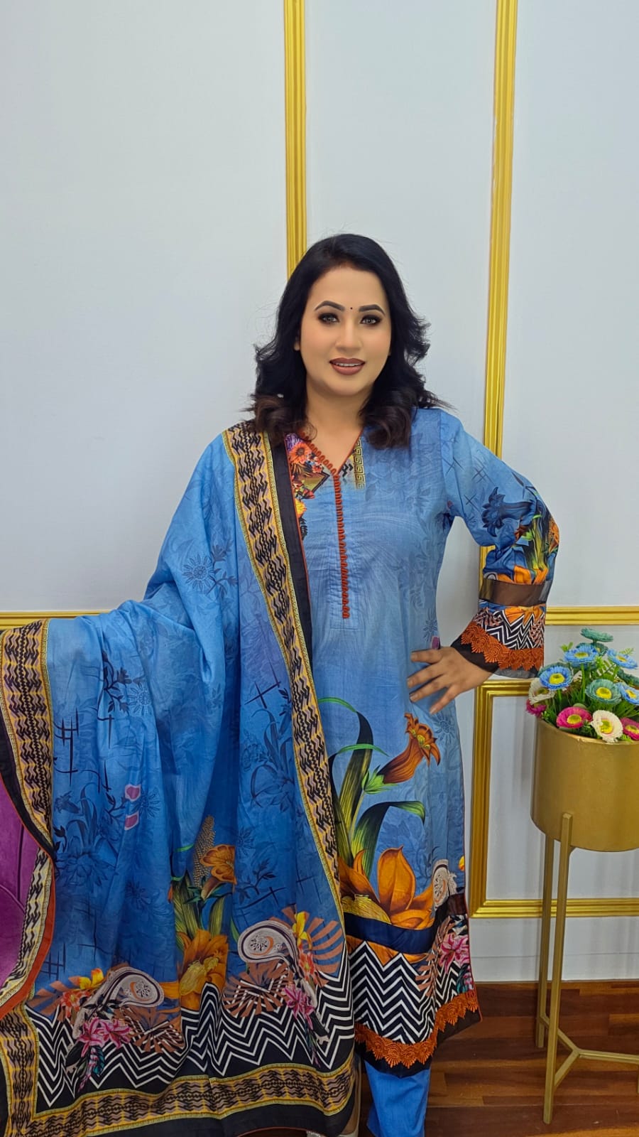 রেডি থ্রি পিস | Ready Three Piece | Shopping Zone BD | Style #G1899SB #G1899M