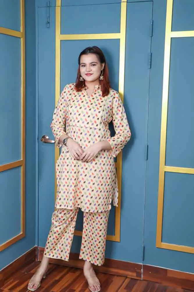 Women’s Co-Ords Set | Luxury Cotton Digital Print