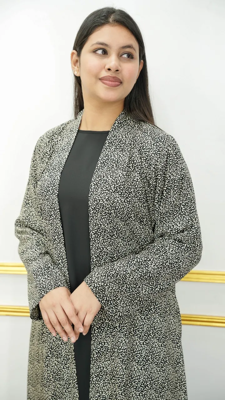 Pop Georgette Co-ords Set – Triple Work Full Sleeve Non-Transparent